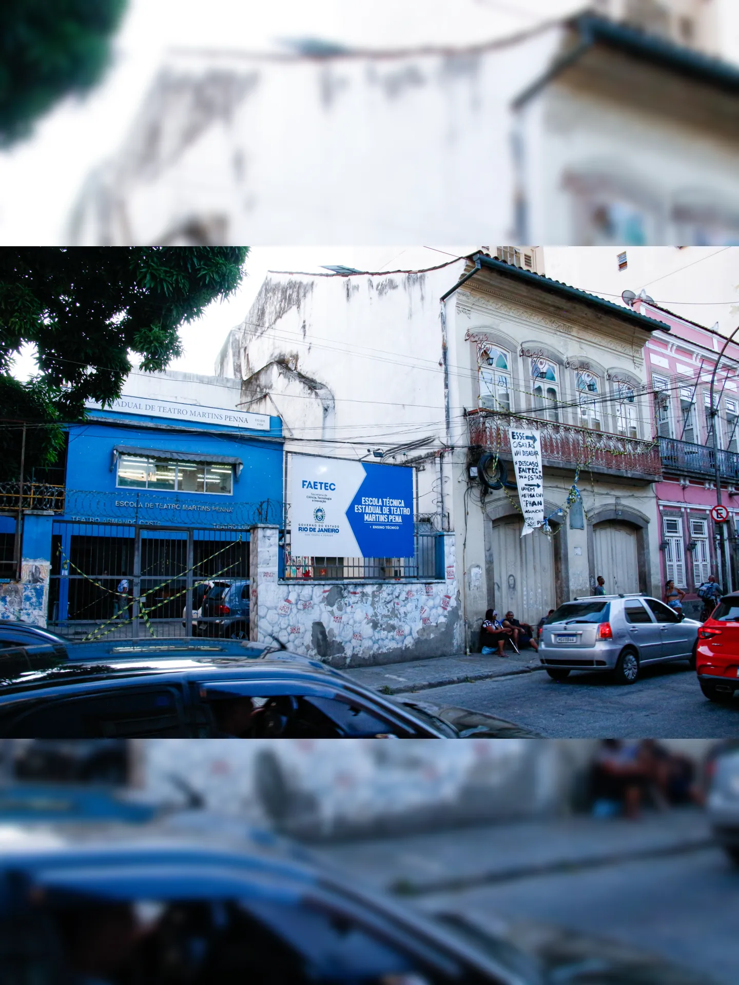 Escola de teatro Marins Penna fica  no centro do Rio