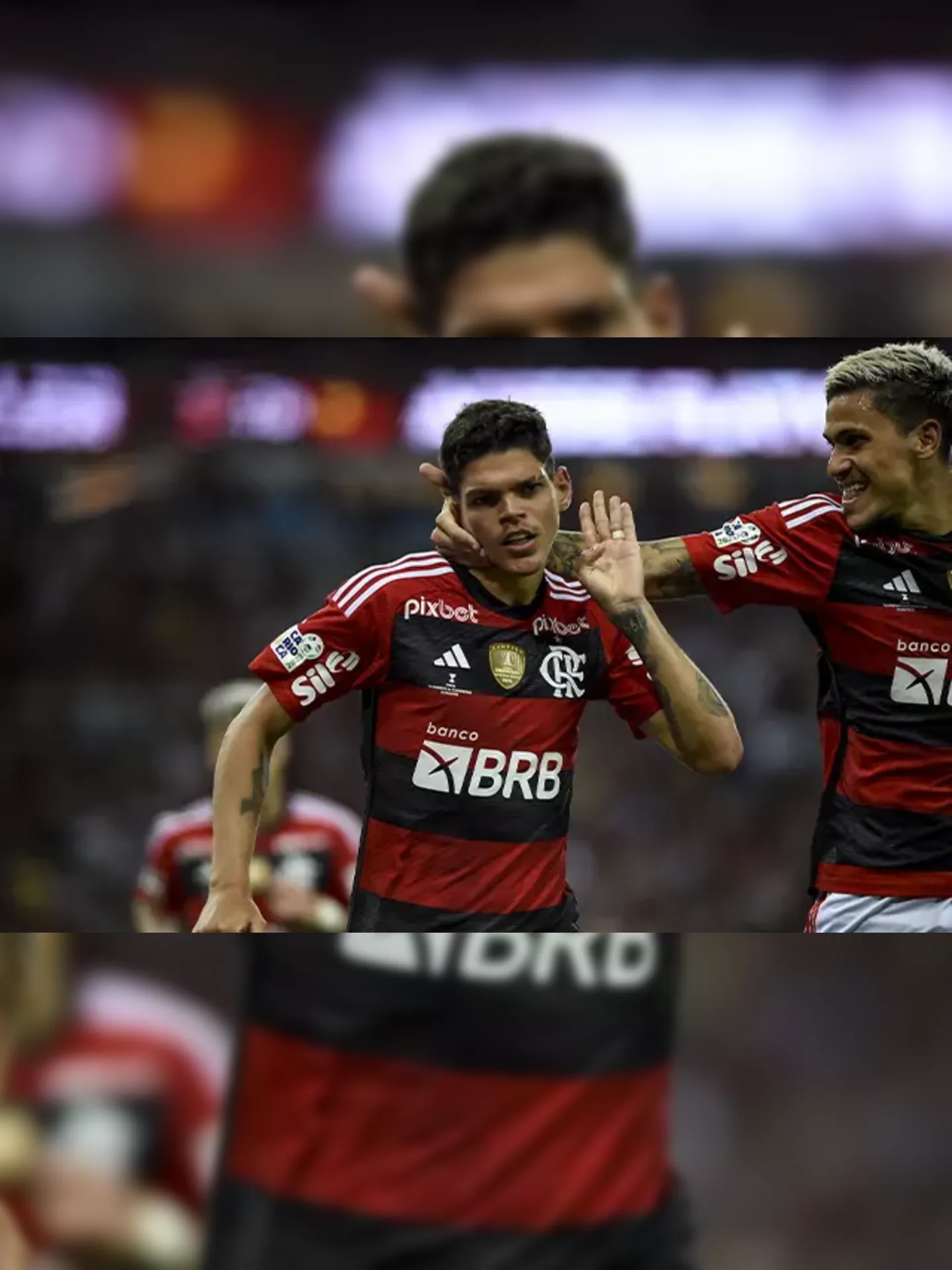 Torcedor do Flamengo se supreendeu ao encontrar o lateral do clube