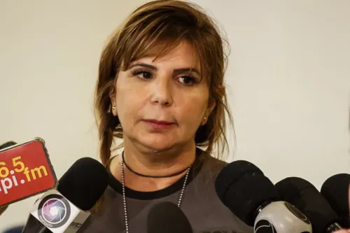 Delegada Rita Salim concedeu entrevista coletiva sobre o caso