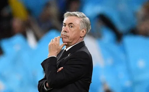 Carlo Ancelotti pretende cumprir contrato com o Real Madrid, que vai até 2024