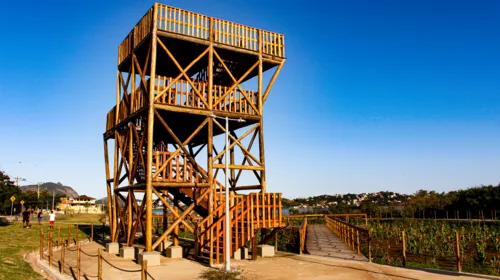 O mirante é uma atração à parte