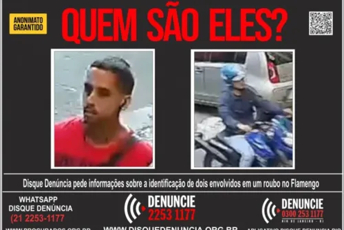 Policiais analisam imagens de câmeras de segurança