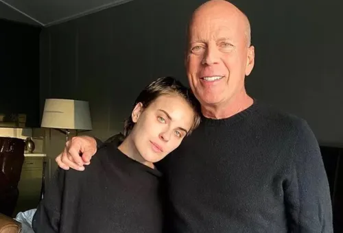 Tallulah Willis é a filha mais nova do ator Bruce Willis