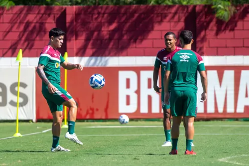 Cano em treino pelo tricolor: esperança de gols