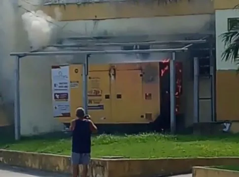 Causa do acidente não foi informada, ninguém ficou ferido durante o incêndio