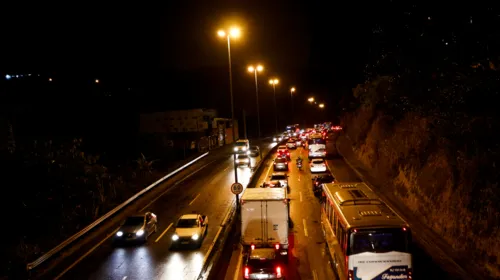 Atropelamento causou grande congestionamento na via