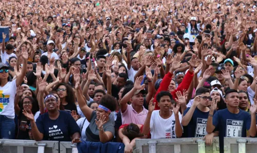 A marcha reúne igrejas cristãs e é aberta a toda a população