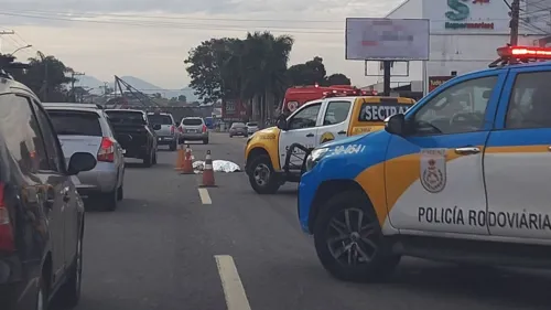 Equipes do Batalhão de Polícia Rodoviária (BPRv) e da Secretaria de Trânsito e Engenharia Viária (Sectran) estão no local