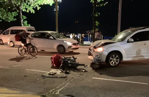 O acidente aconteceu na avenida Jornalista Alberto Francisco Torres.