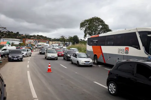 Trânsito ficou complicado na região