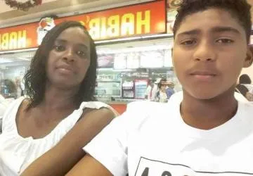 Rosângela Vicente da Trindade, de 47 anos; e Breno de Souza Nogueira, de 20 anos