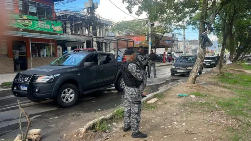 As equipes policiais atuam preventivamente na região para coibir ações criminosas