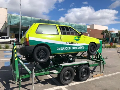 Carro simulador de acidentes