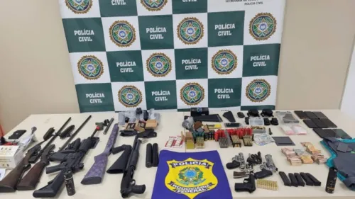 Arsenal de armas seria para reforçar o tráfico e a milícia do Rio