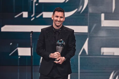 Messi ganhou o prêmio 'The Best' pela sétima vez