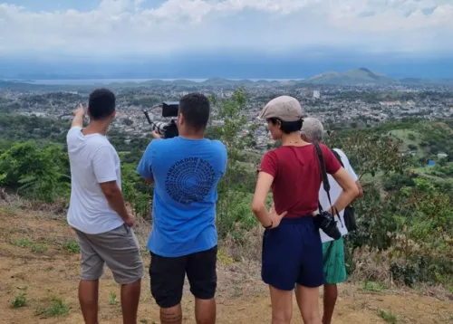 Bastidores do documentário "Nosso Pé de Goiaba"