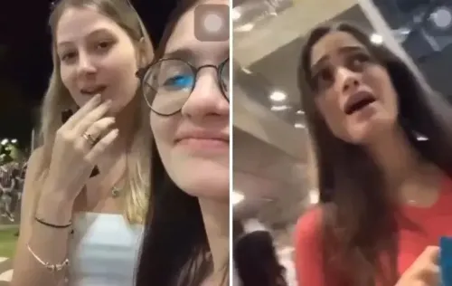 As meninas foram criticadas na internet após o vídeo