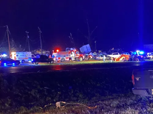 Tornado causou destruição em Mississipi