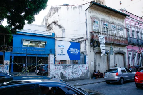 Escola de teatro Marins Penna fica  no centro do Rio