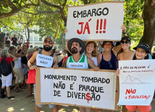 Intenção é protestar contra os impactos ambientais que a construção pode acarretar