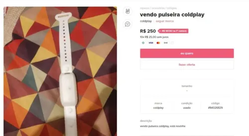 Usuário vende acessório alegando ser original