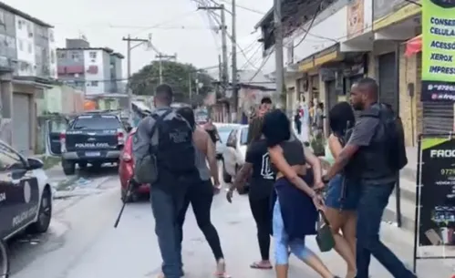 Mulheres foram presas por policiais da 72ª DP (Mutuá)