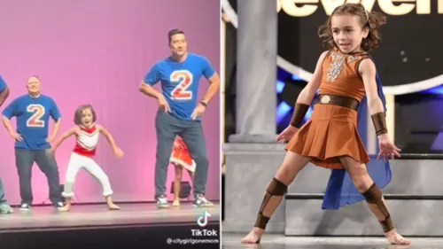 Brody Hudson dança junto com seu pai e bomba nas redes sociais