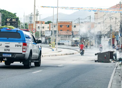 Circulação de veículos está reduzido após protestos