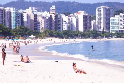 A Praia de Icaraí está liberada até a altura da Rua Lopes Trovão