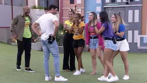 Ator surpreendeu os confinados do reality show