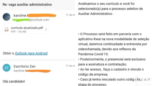 Jovem se surpreendeu com a proposta