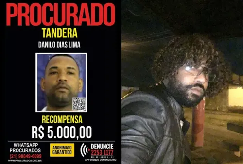 Tandera usava peruca, óculos e barba