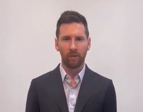 Messi gravou vídeo se desculpando por viagem à Arábia Saudita