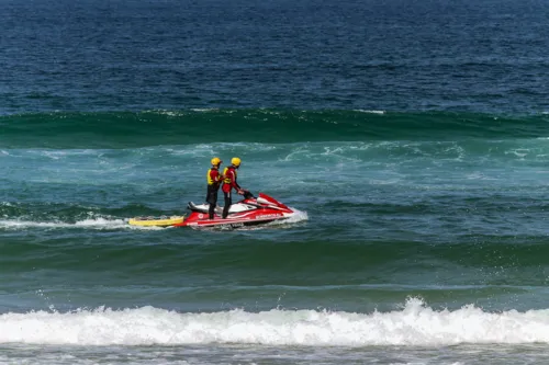 O Grupamento Marítimo da Barra foi acionado para atender a ocorrência por volta das 8h20