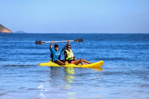 Projeto Ao Mar Niterói levou pessoas com deficiência a praticar esportes ao ar livre