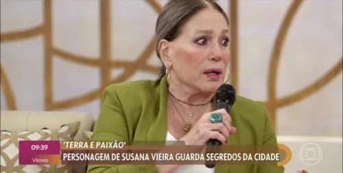 Atriz cometeu gafe e falou sobre atuação em novela