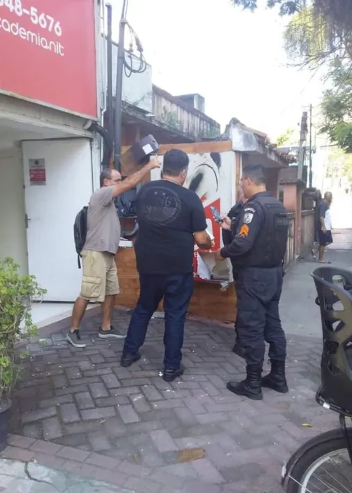 A Polícia Militar foi acionada para o local