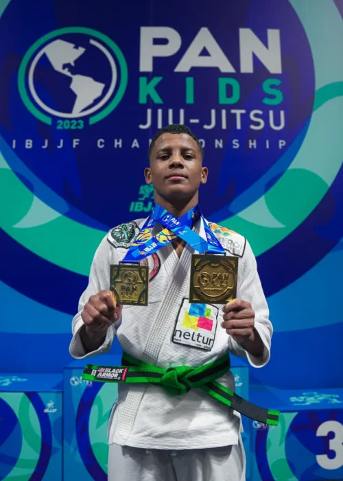 João Kleber Borges é bicampeão de Jiu Jitsu nos EUA