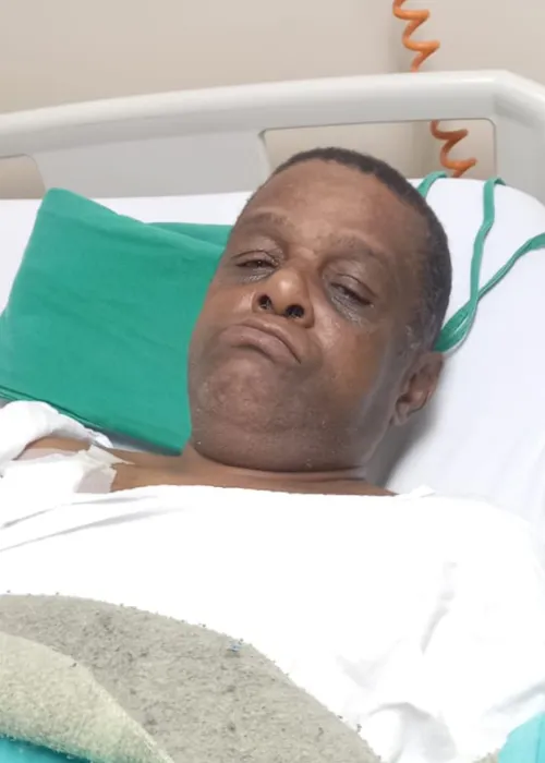 Jorge Luiz da Conceição, de 56 anos, segue internado no Hospital Estadual Azevedo Lima (Heal)