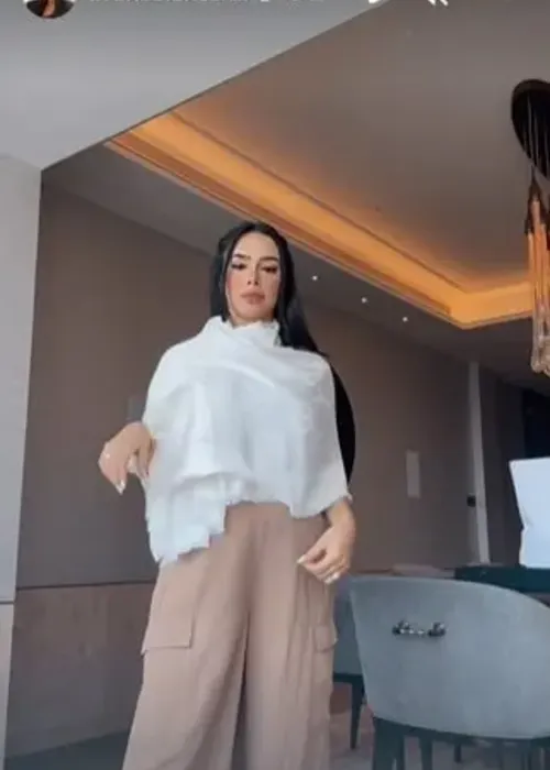 Bruna compartilhou a roupa que estava usando hoje com seus seguidores