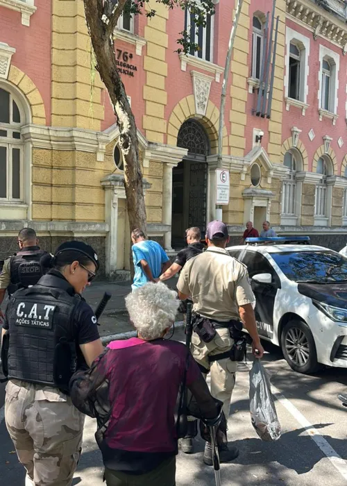 O acusado pelo crime de furto foi preso