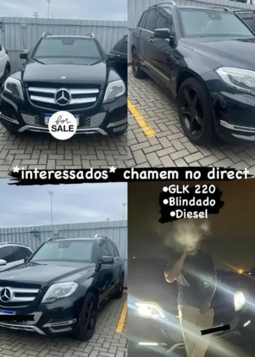 Anúncio de venda do carro avaliado em  R$ 150 mil