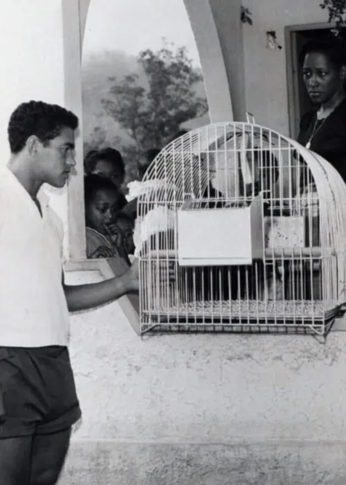 Garrincha na sua antiga casa