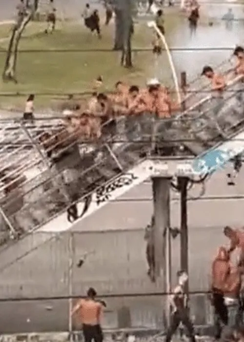 Confusão aconteceu nos arredores do estádio do Maracanã