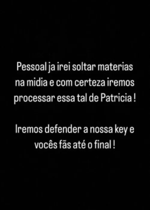 Betinho Alves, assessor de Key revelou que processará a apresentadora