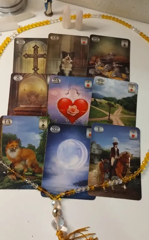 Cartas retiradas no jogo da taróloga Rachel de Paola