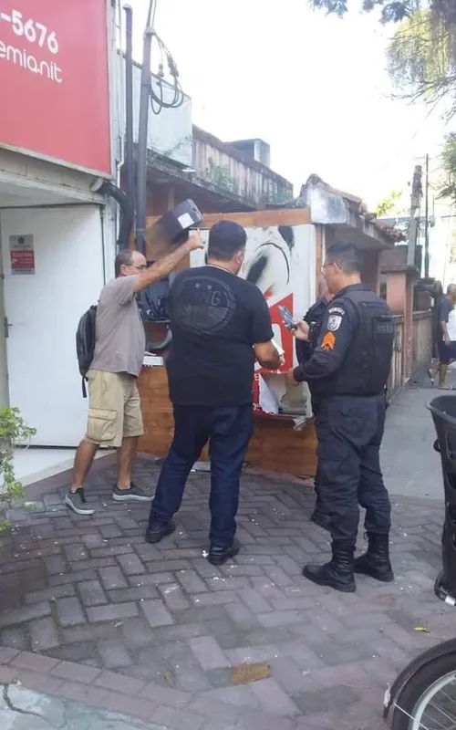 A Polícia Militar foi acionada para o local
