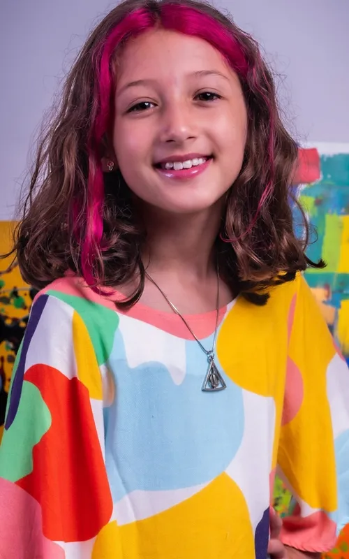 Maya Veronese, de 9 anos, se dedica cada vez mais ao seu sonho