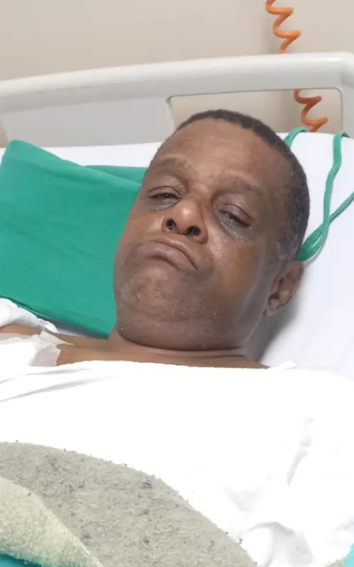 Jorge Luiz da Conceição, de 56 anos, segue internado no Hospital Estadual Azevedo Lima (Heal)
