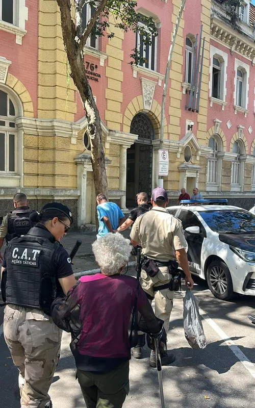 O acusado pelo crime de furto foi preso